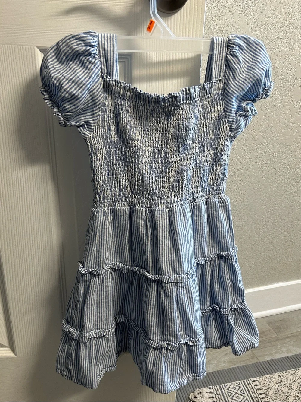 Blue & White Gymboree Smocked Dress